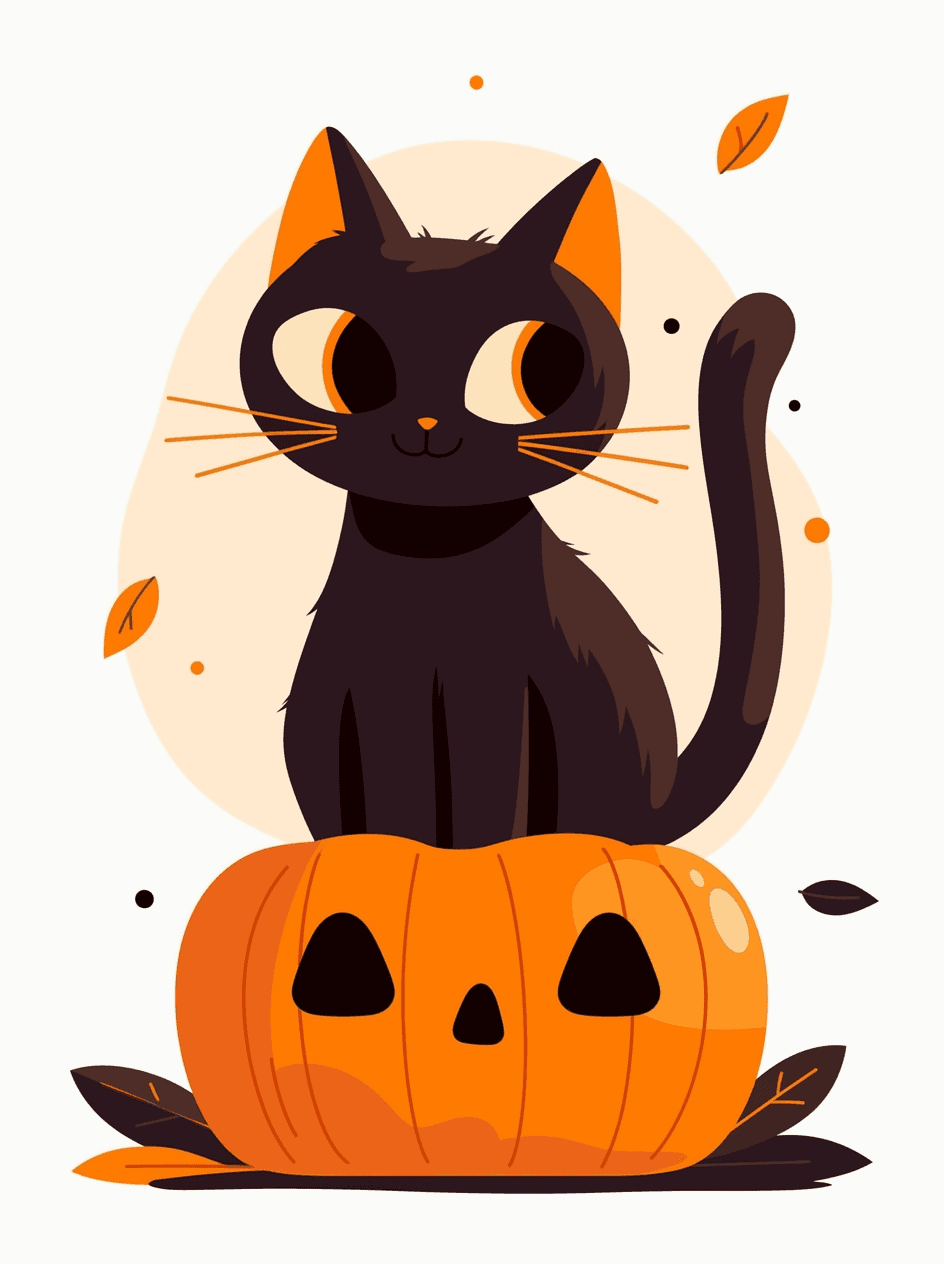 Halloween Pumpkin 071 original repeating artwork