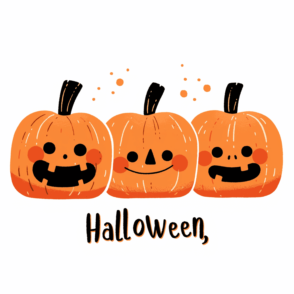 Halloween Pumpkin 014 original repeating artwork