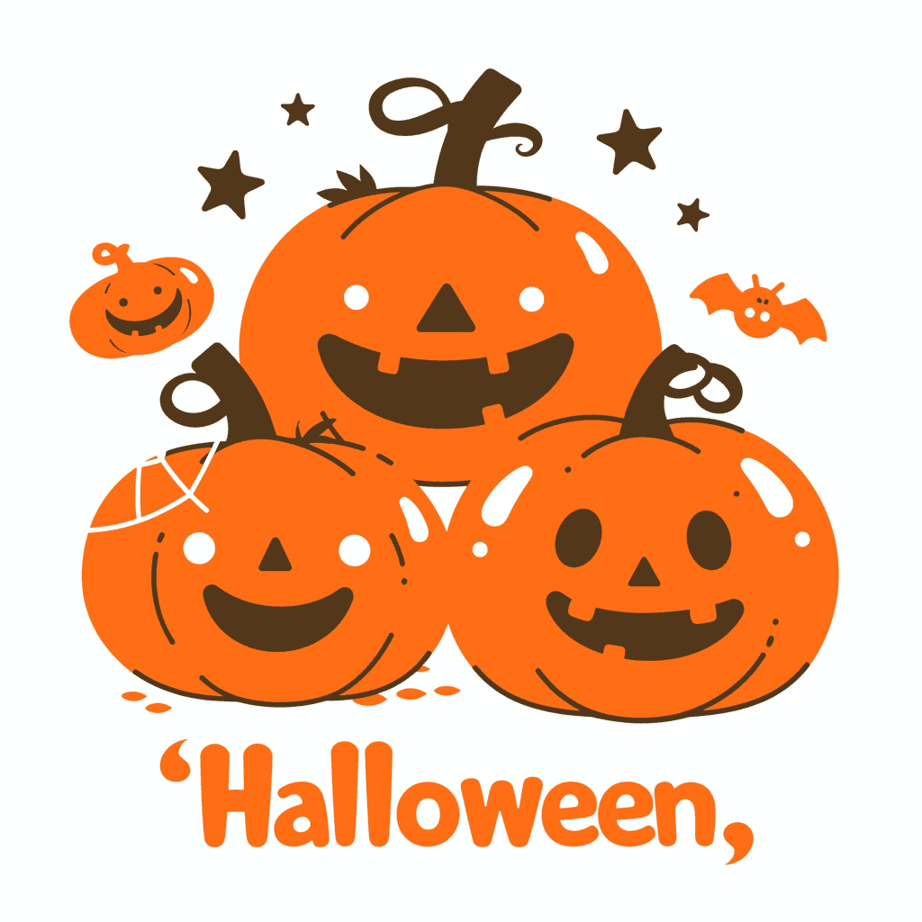 Halloween Pumpkin 261 original repeating artwork