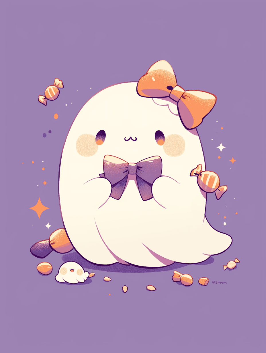 Halloween Ghost 476 original repeating artwork