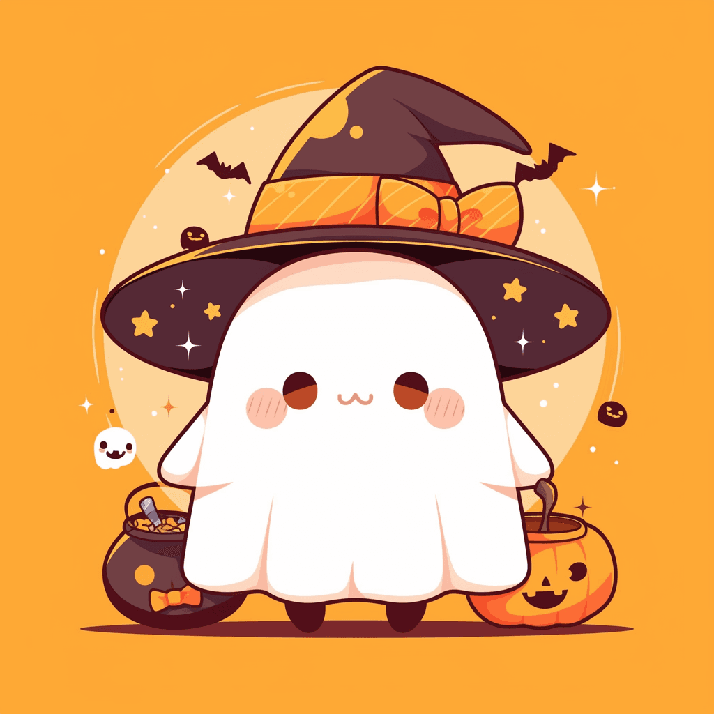 Halloween Ghost 170 original repeating artwork