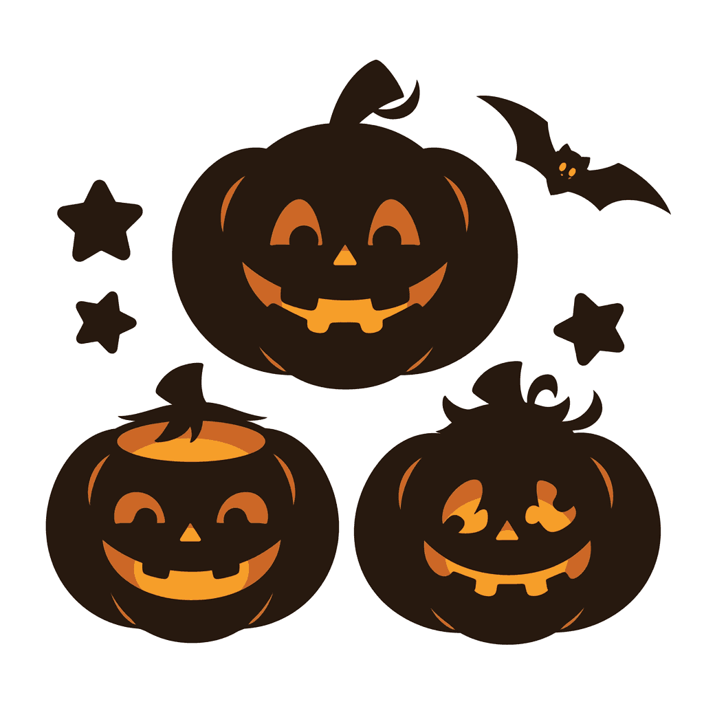 Halloween Pumpkin Tune original repeating artwork