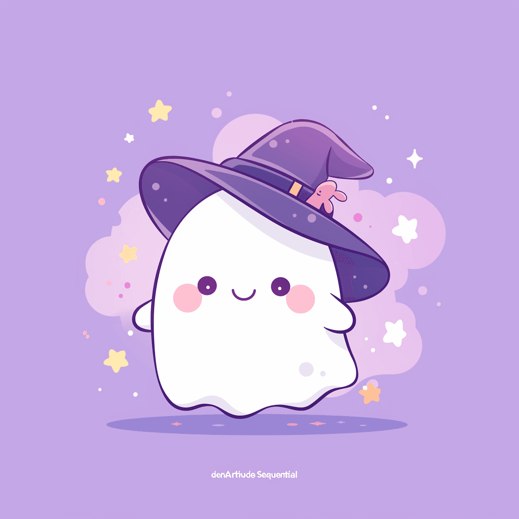 Halloween Ghost 1473 original repeating artwork