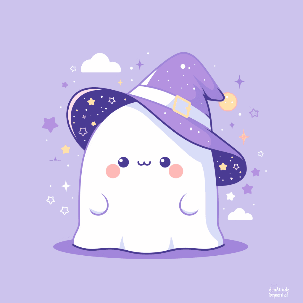 Halloween Ghost 894 original repeating artwork