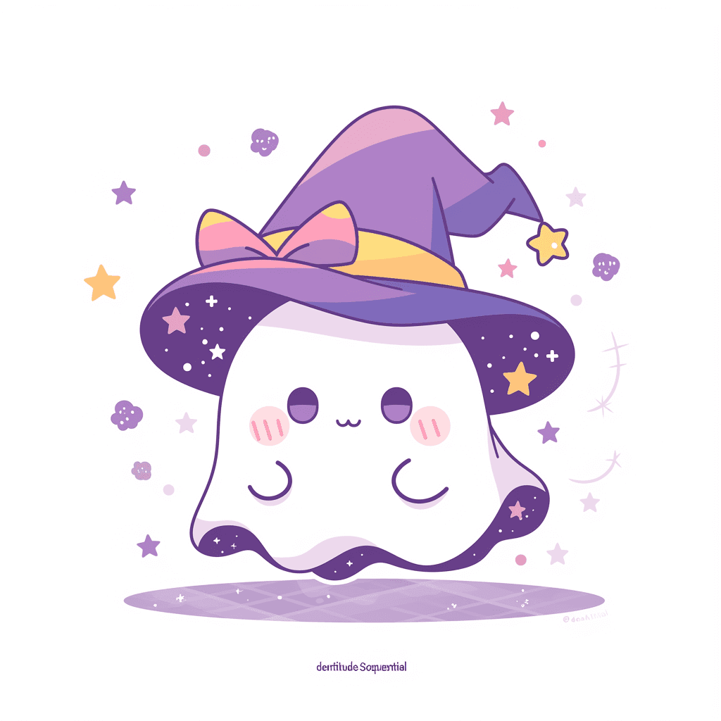 Halloween Ghost 536 original repeating artwork