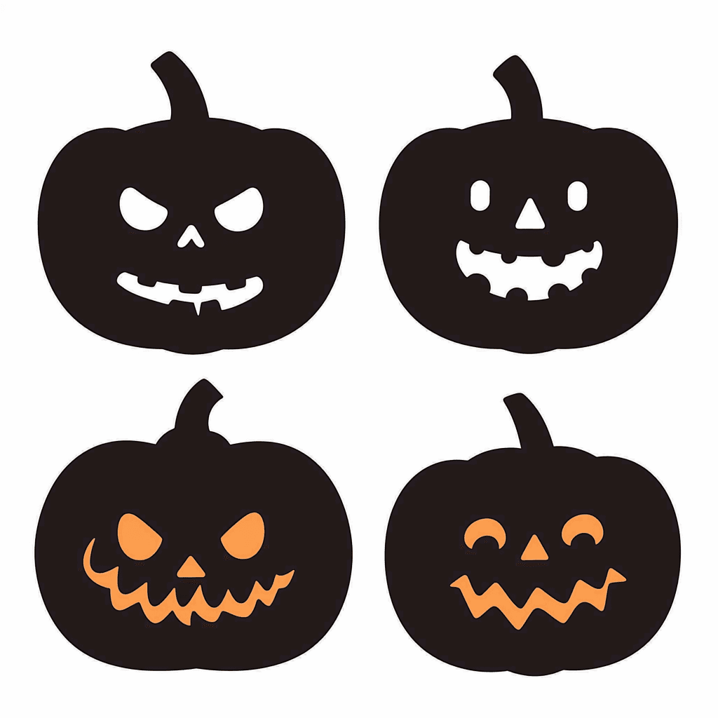 Halloween Pumpkin 060 original repeating artwork