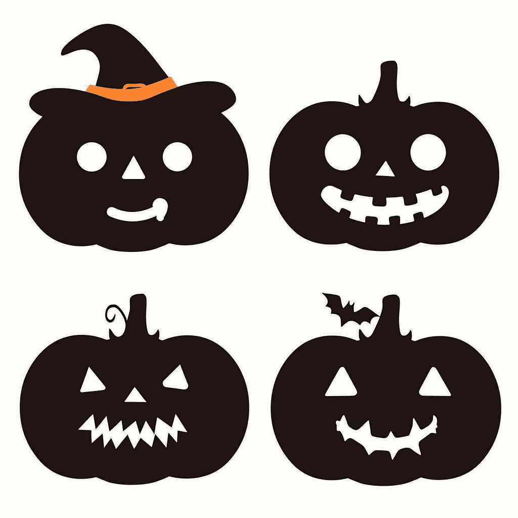 Halloween Pumpkin 088 original repeating artwork