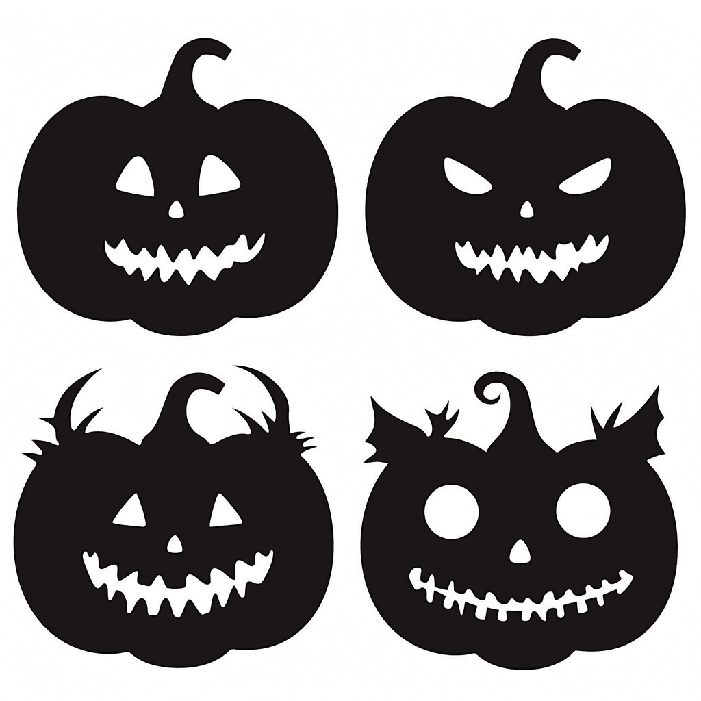 Halloween Pumpkin 054 original repeating artwork