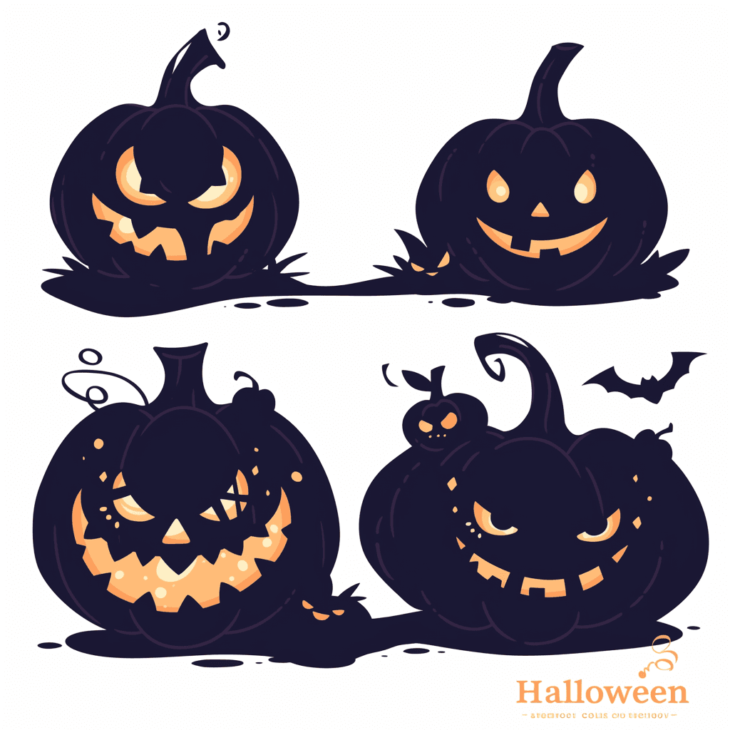 Halloween Pumpkin 061 original repeating artwork