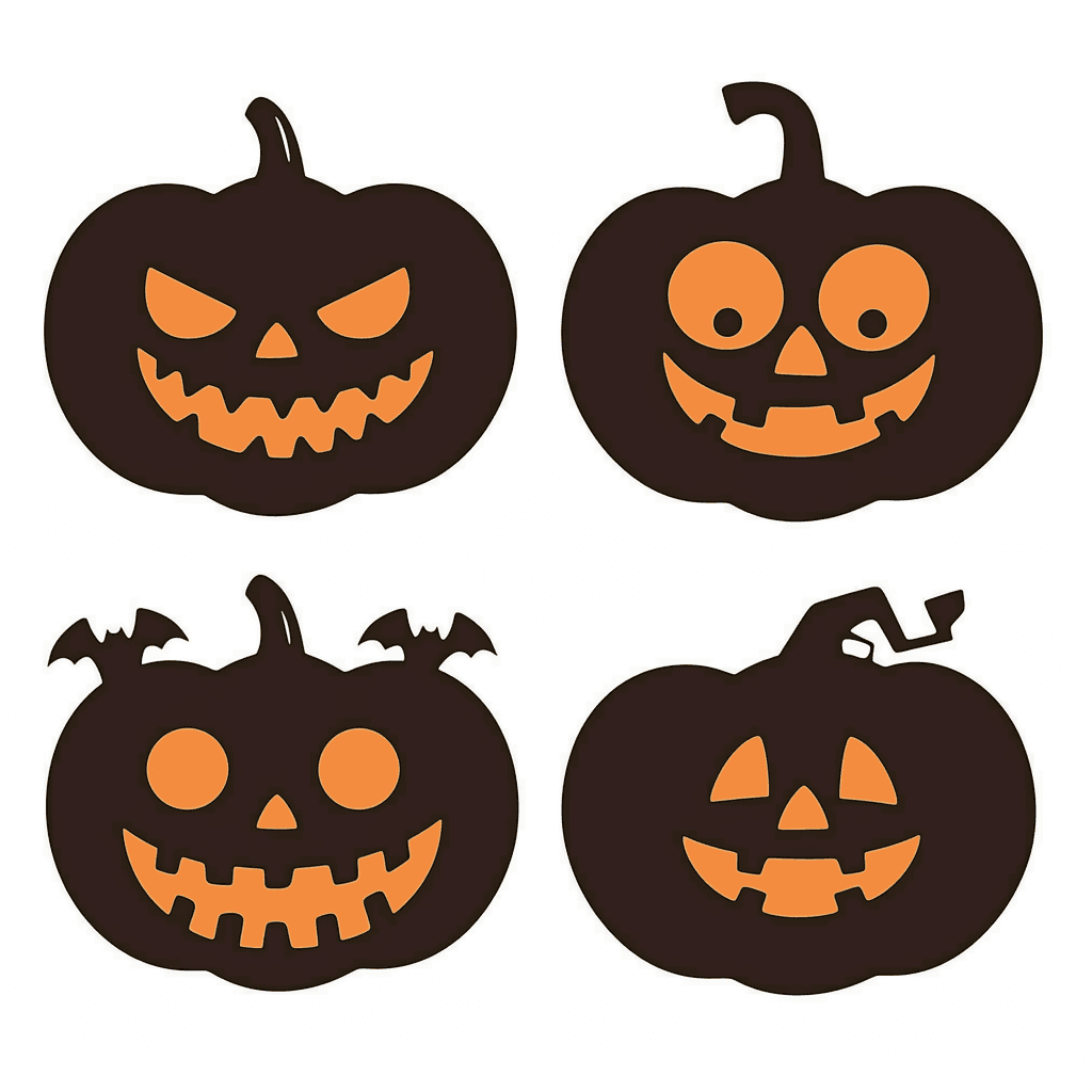 Halloween Pumpkin 013 original repeating artwork