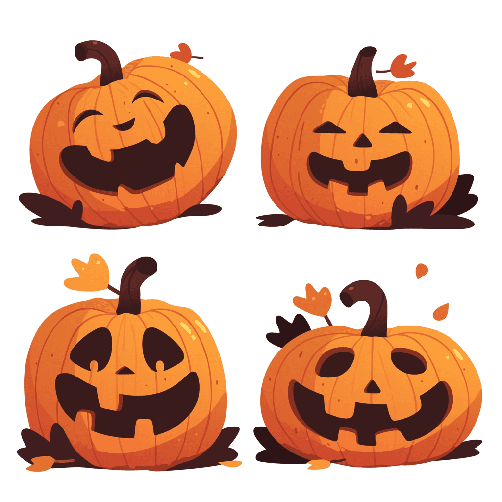 Halloween Pumpkin 087 original repeating artwork