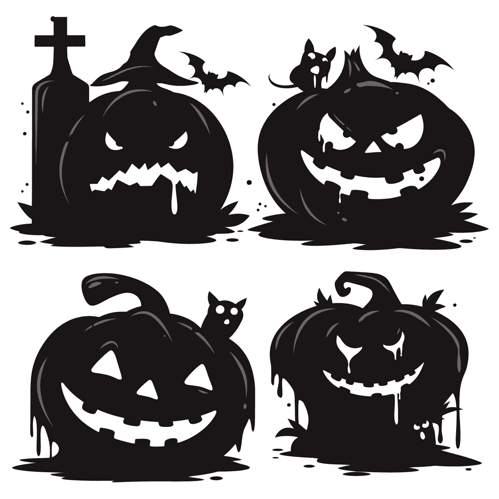Halloween Pumpkin 095 original repeating artwork