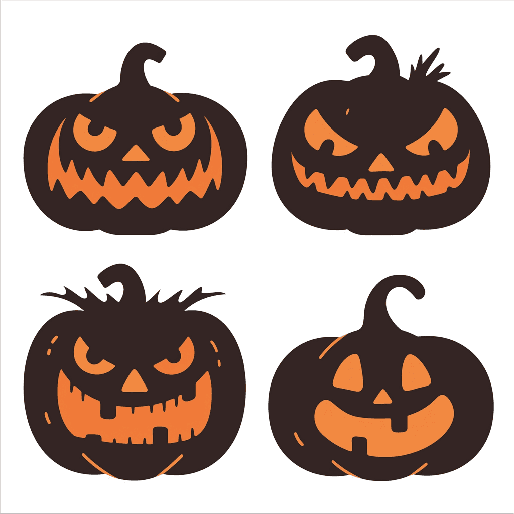Halloween Pumpkin 086 original repeating artwork