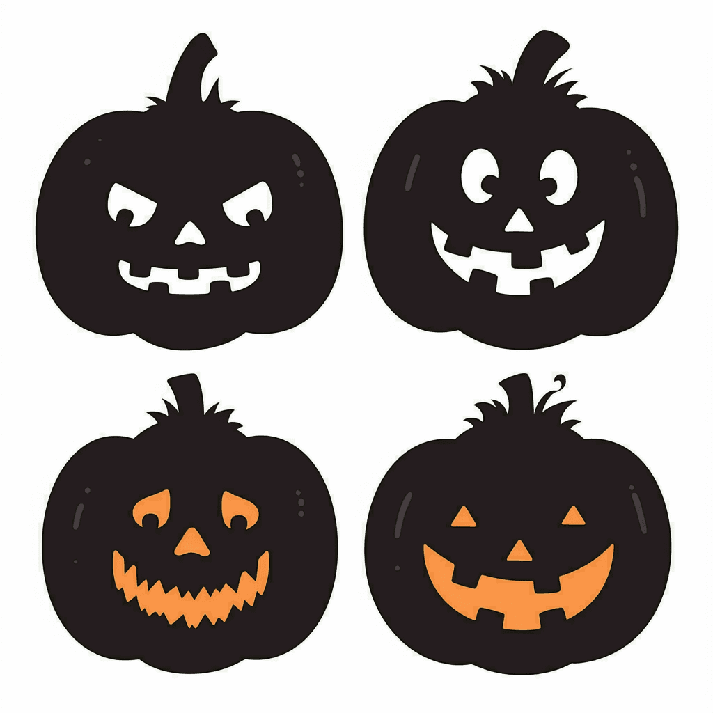 Halloween Pumpkin 081 original repeating artwork