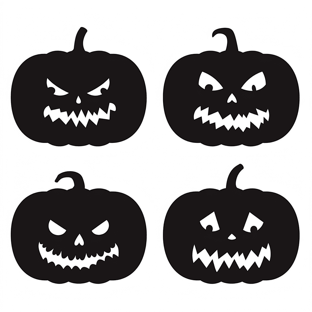 Halloween Pumpkin 021 original repeating artwork