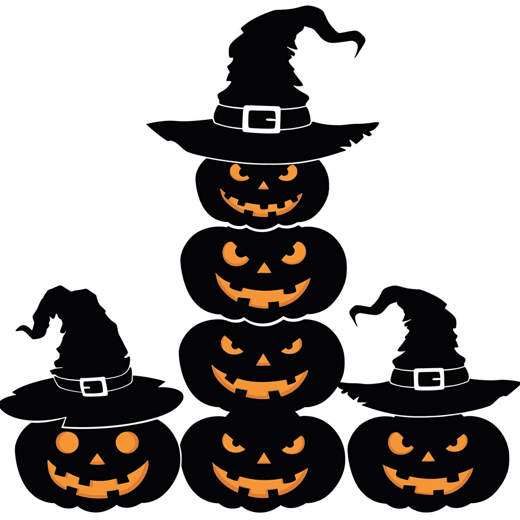 Halloween Pumpkin Uptown original repeating artwork