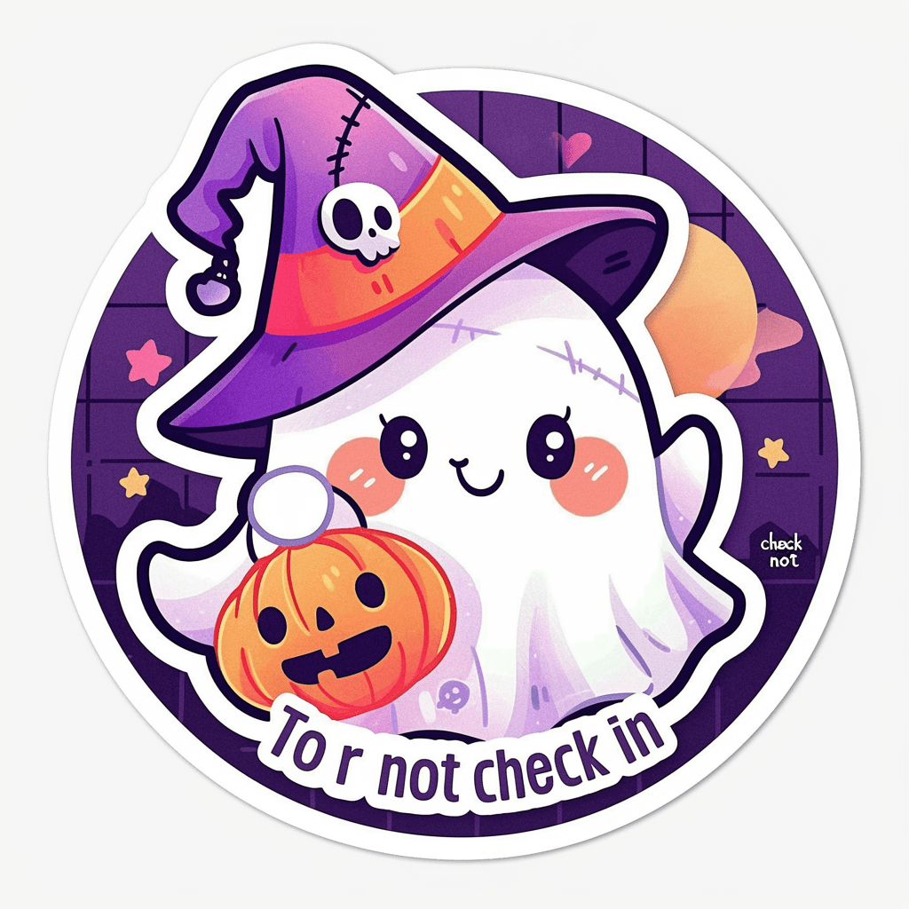 Halloween Ghost Picnic original repeating artwork
