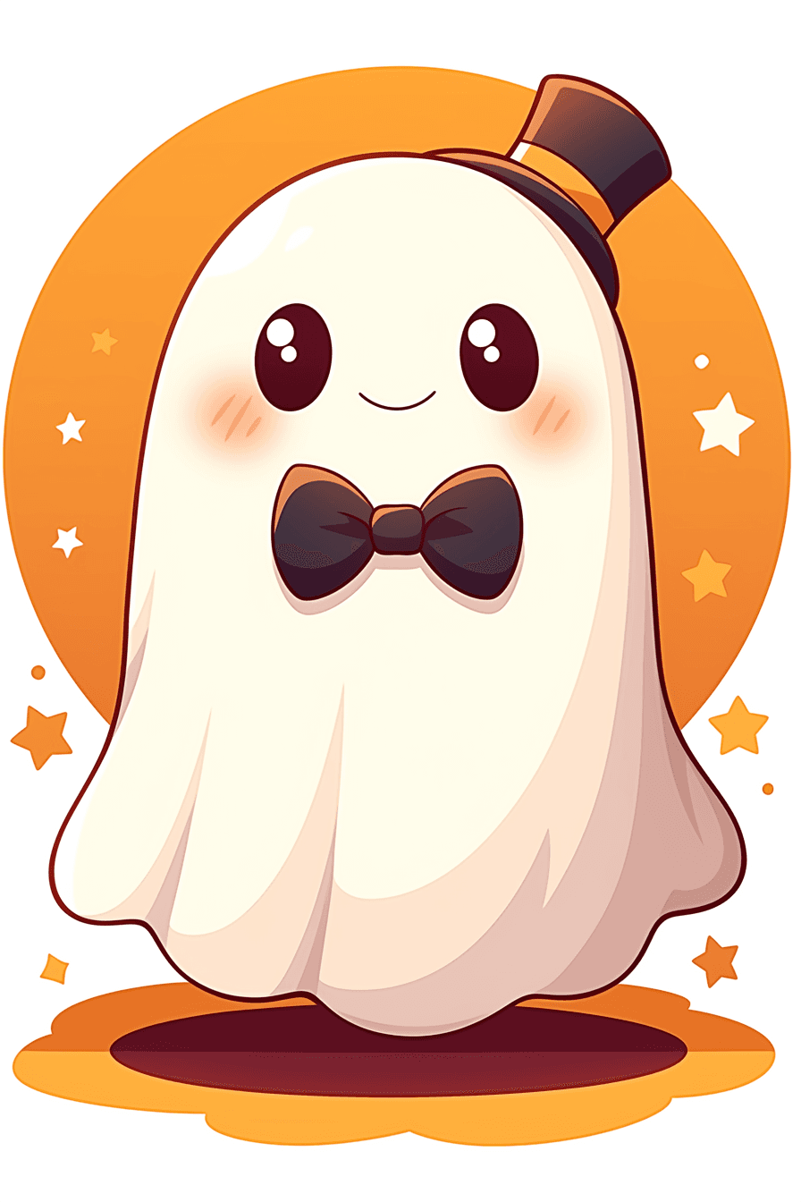 Halloween Ghost 832 original repeating artwork
