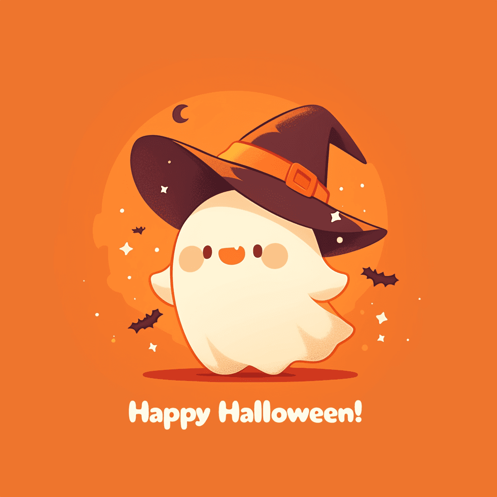 Halloween Ghost 205 original repeating artwork