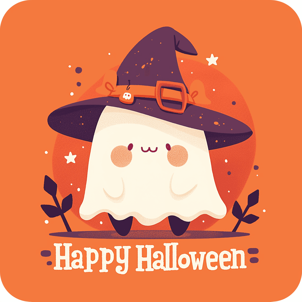 Halloween Ghost 485 original repeating artwork