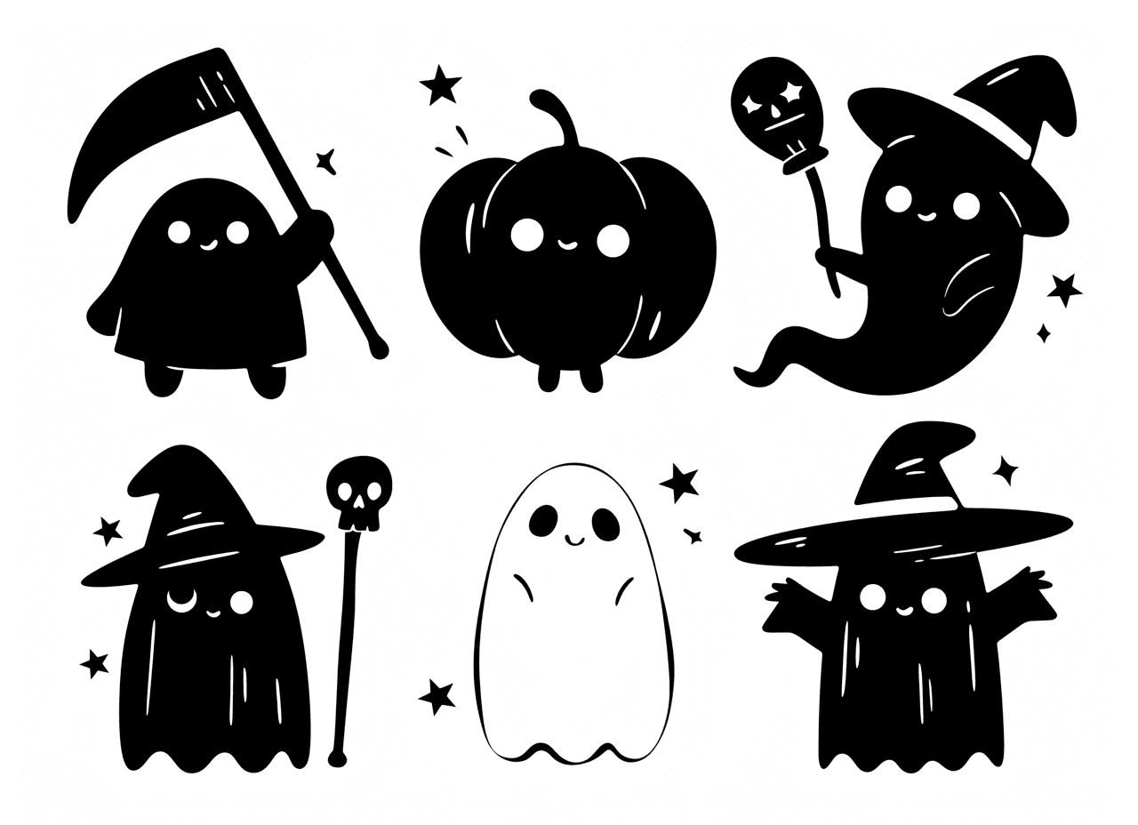 Halloween Ghost 968 original repeating artwork