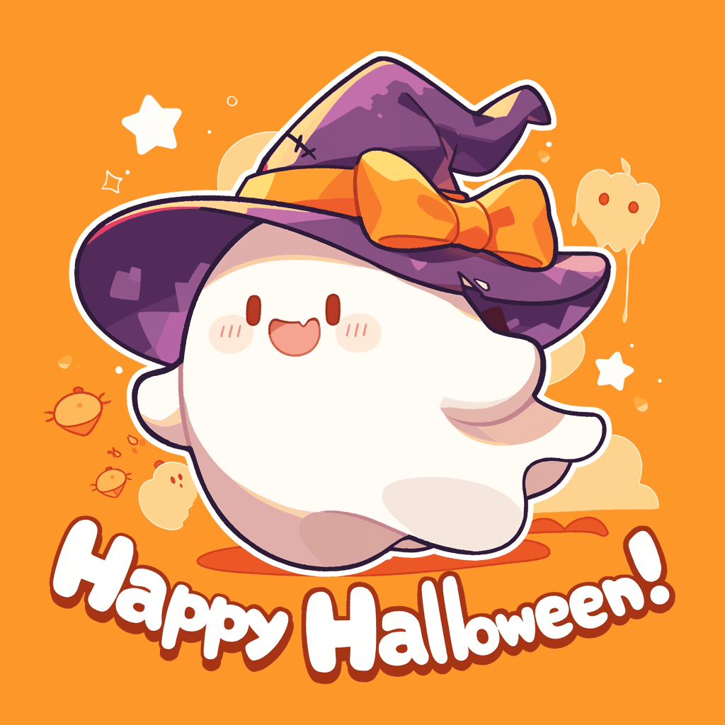 Halloween Ghost 782 original repeating artwork