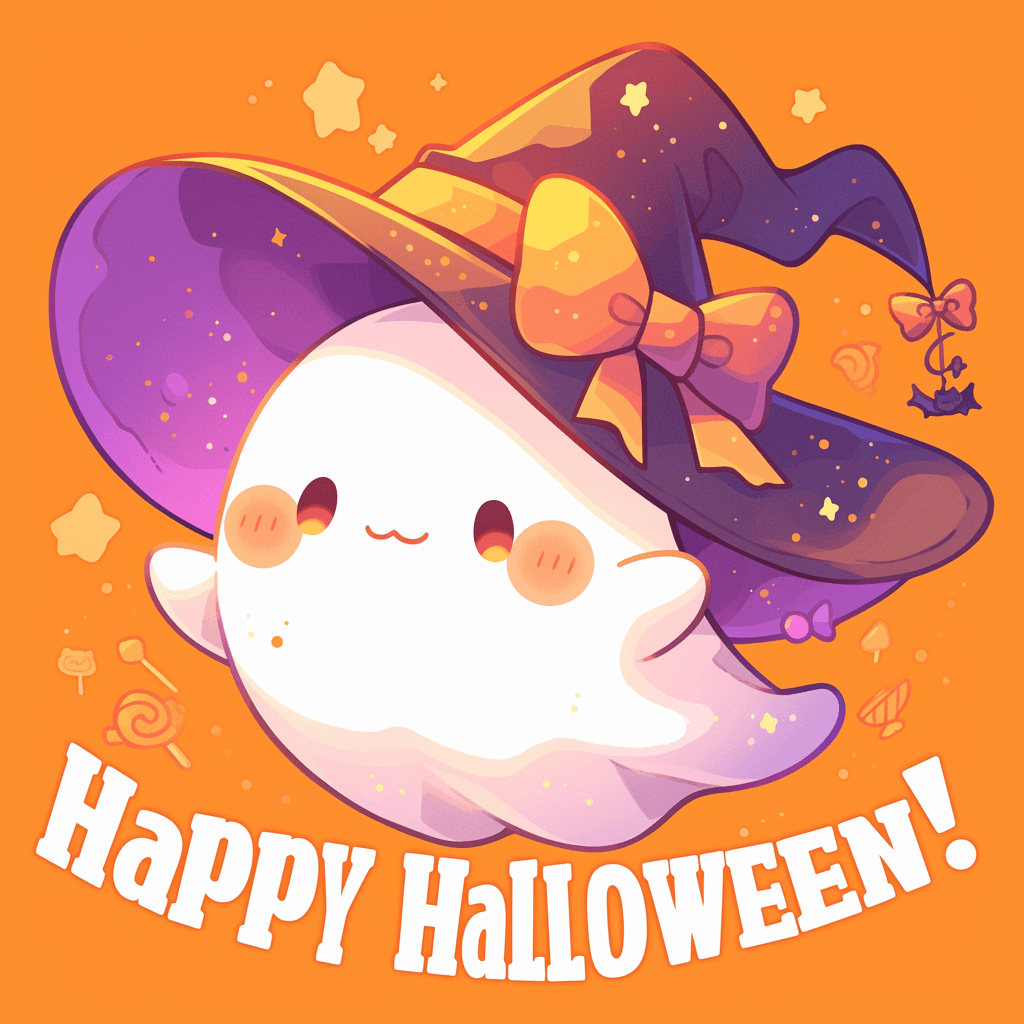 Halloween Ghost 484 original repeating artwork