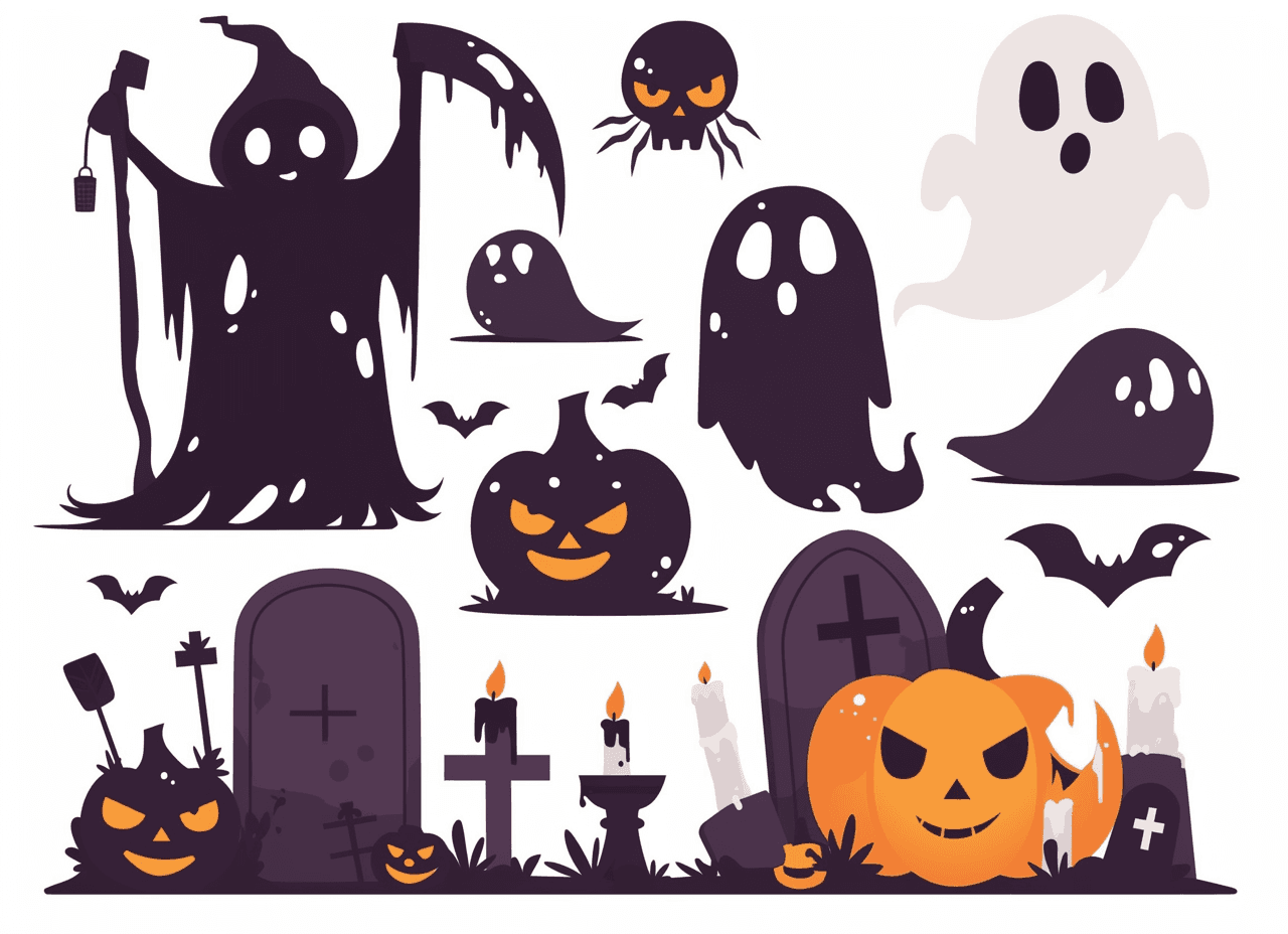 Halloween Ghost 510 original repeating artwork
