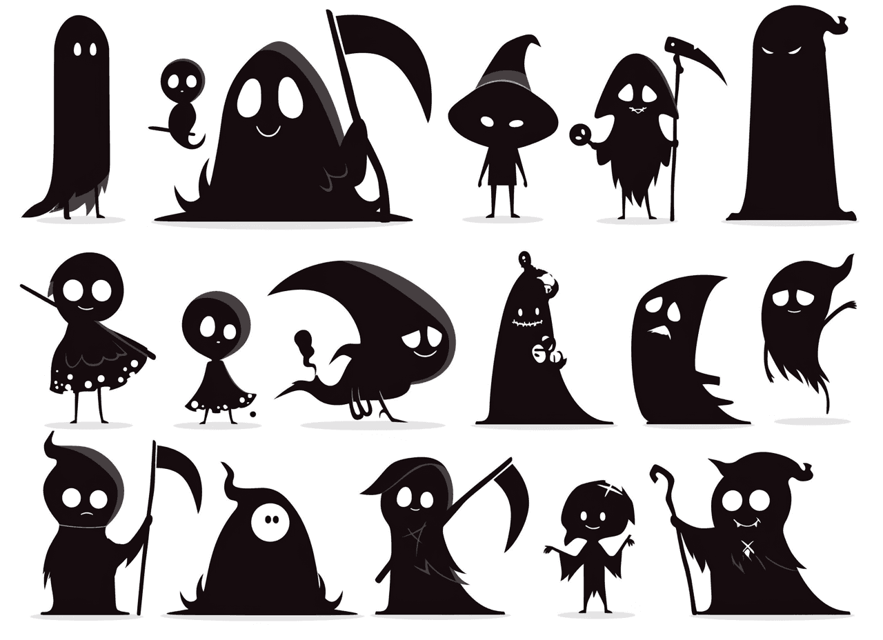 Halloween Ghost 831 original repeating artwork