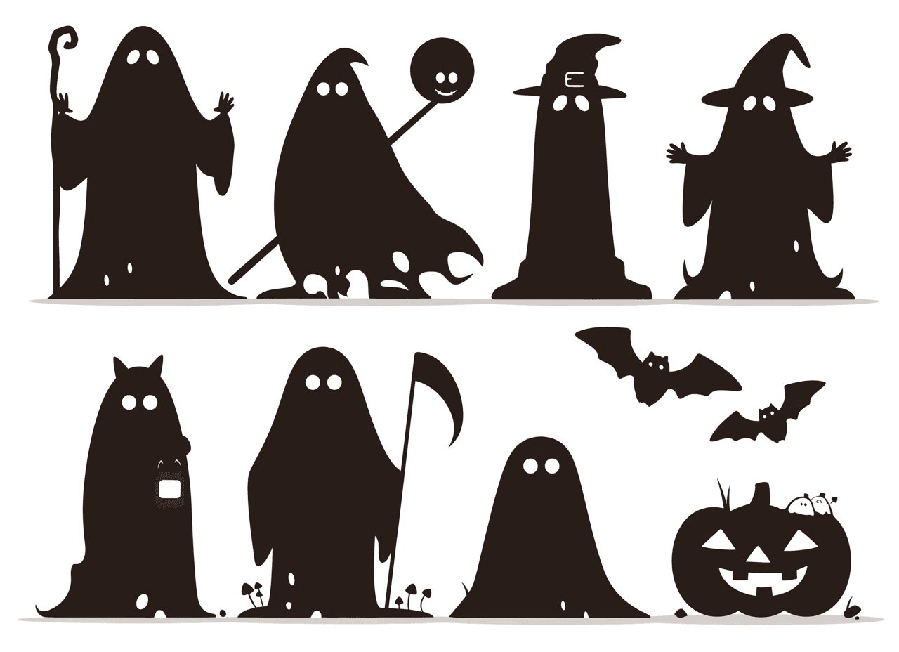 Halloween Ghost 496 original repeating artwork