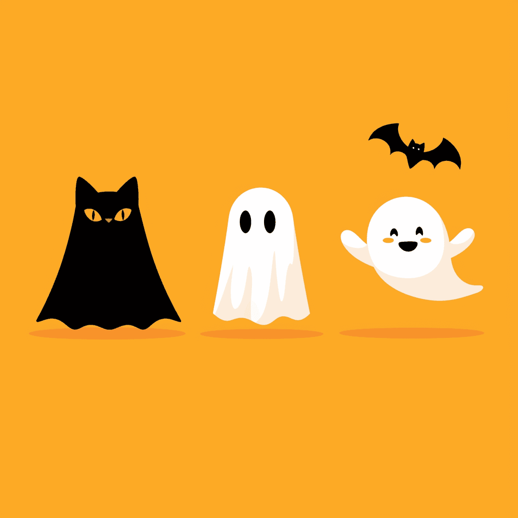 Halloween Ghost Festival original repeating artwork
