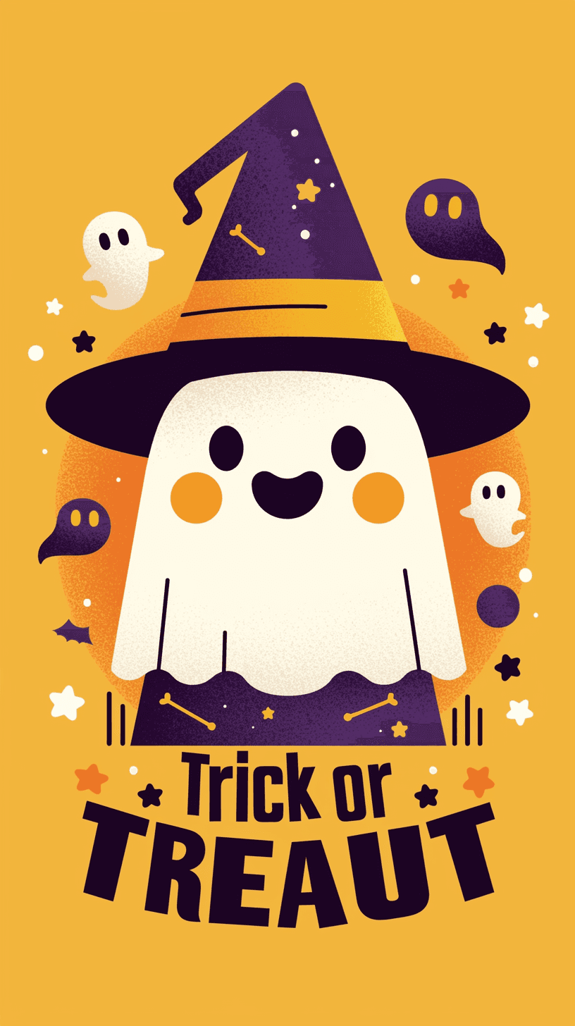 Halloween Ghost 288 original repeating artwork