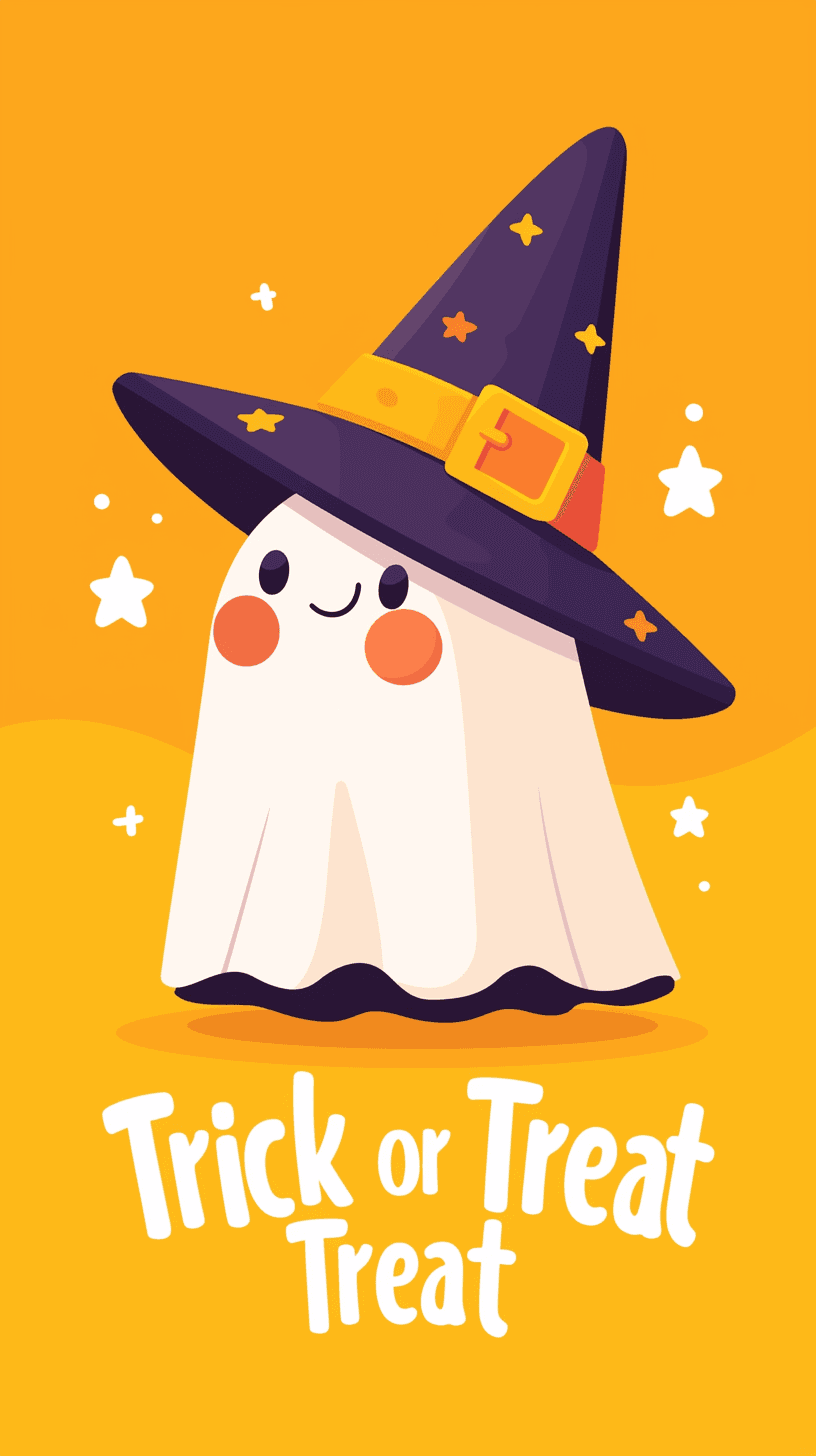 Halloween Ghost Collective original repeating artwork