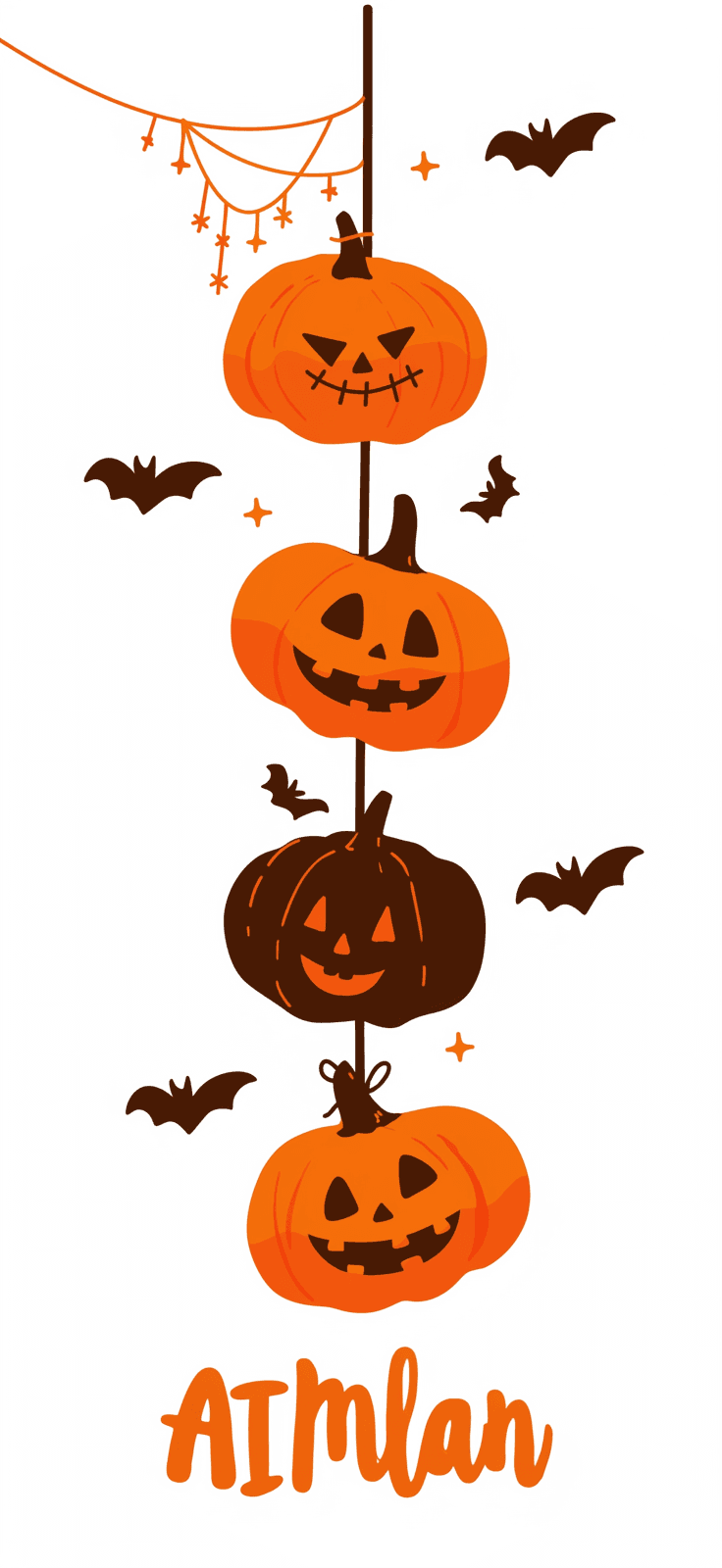 Halloween Pumpkin 280 original repeating artwork