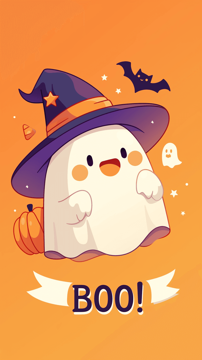 Halloween Ghost 246 original repeating artwork