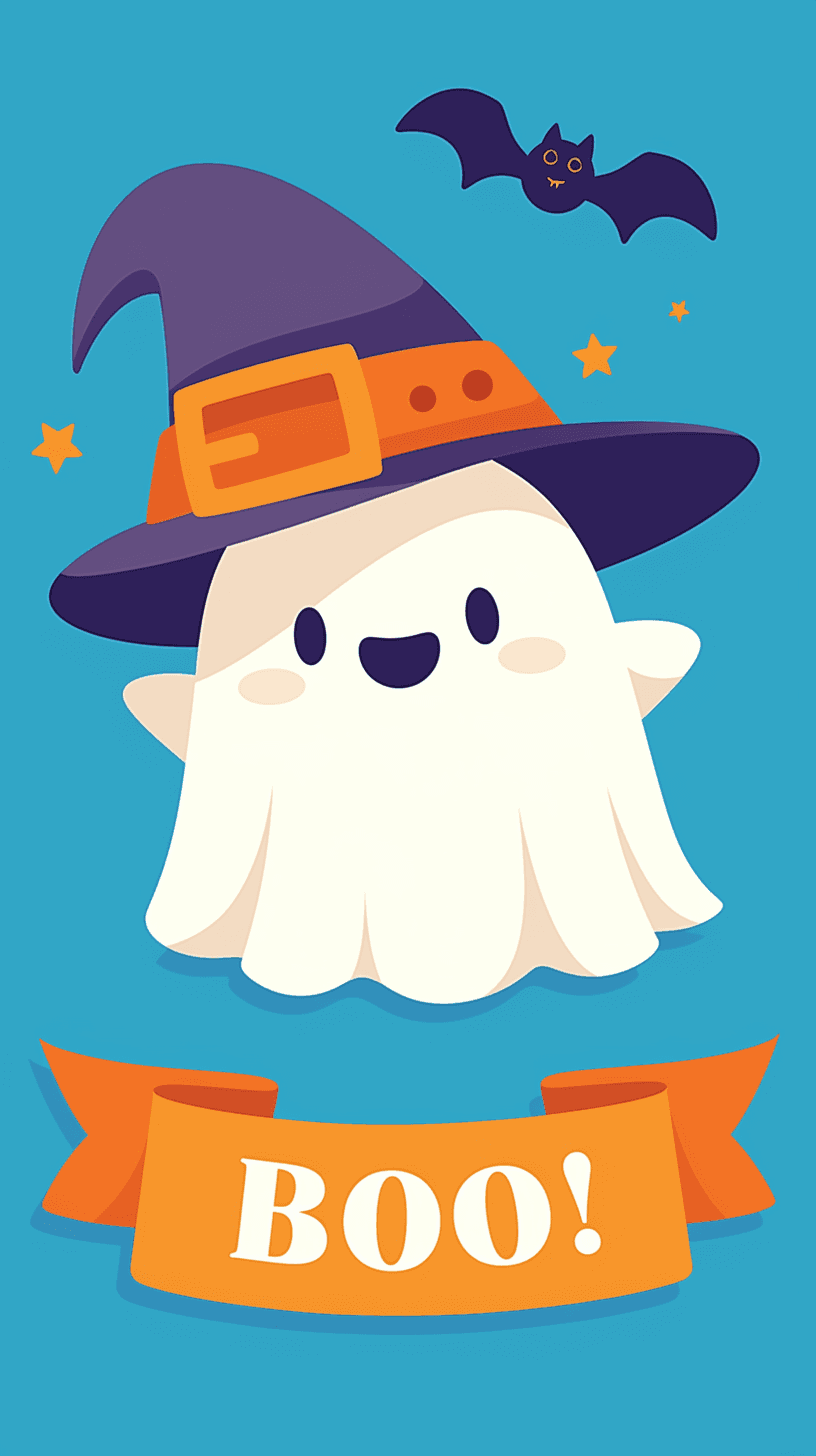 Halloween Ghost 1022 original repeating artwork