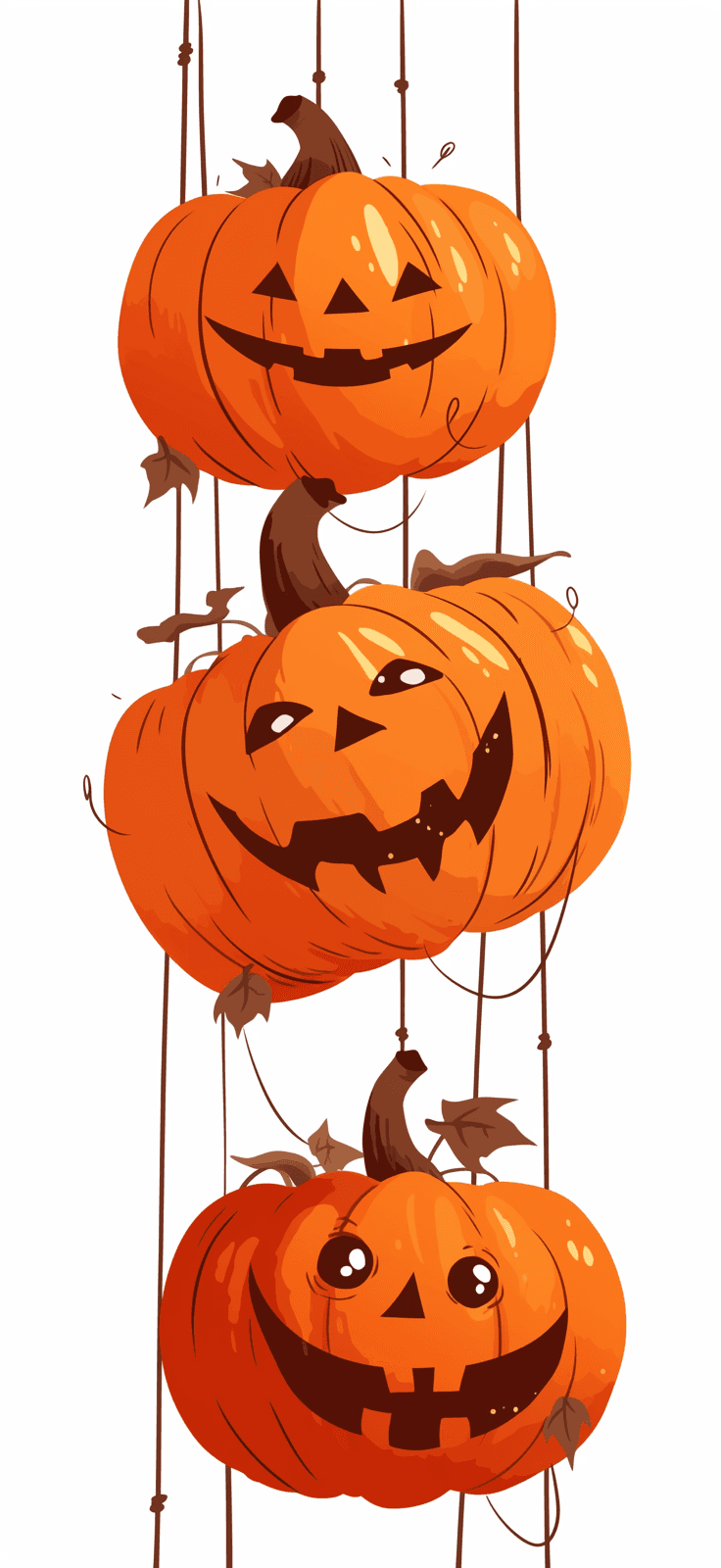 Halloween Pumpkin original repeating artwork