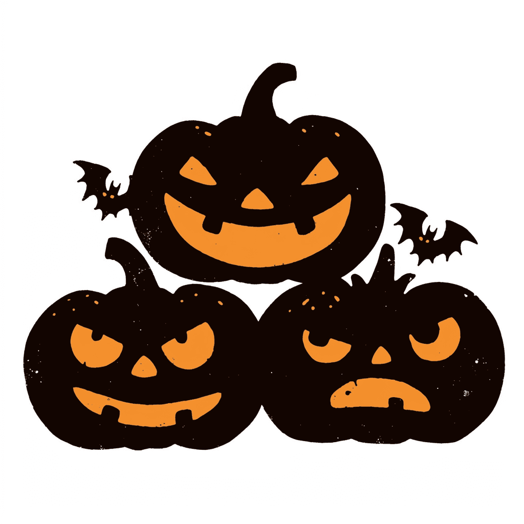 Halloween Pumpkin 028 original repeating artwork