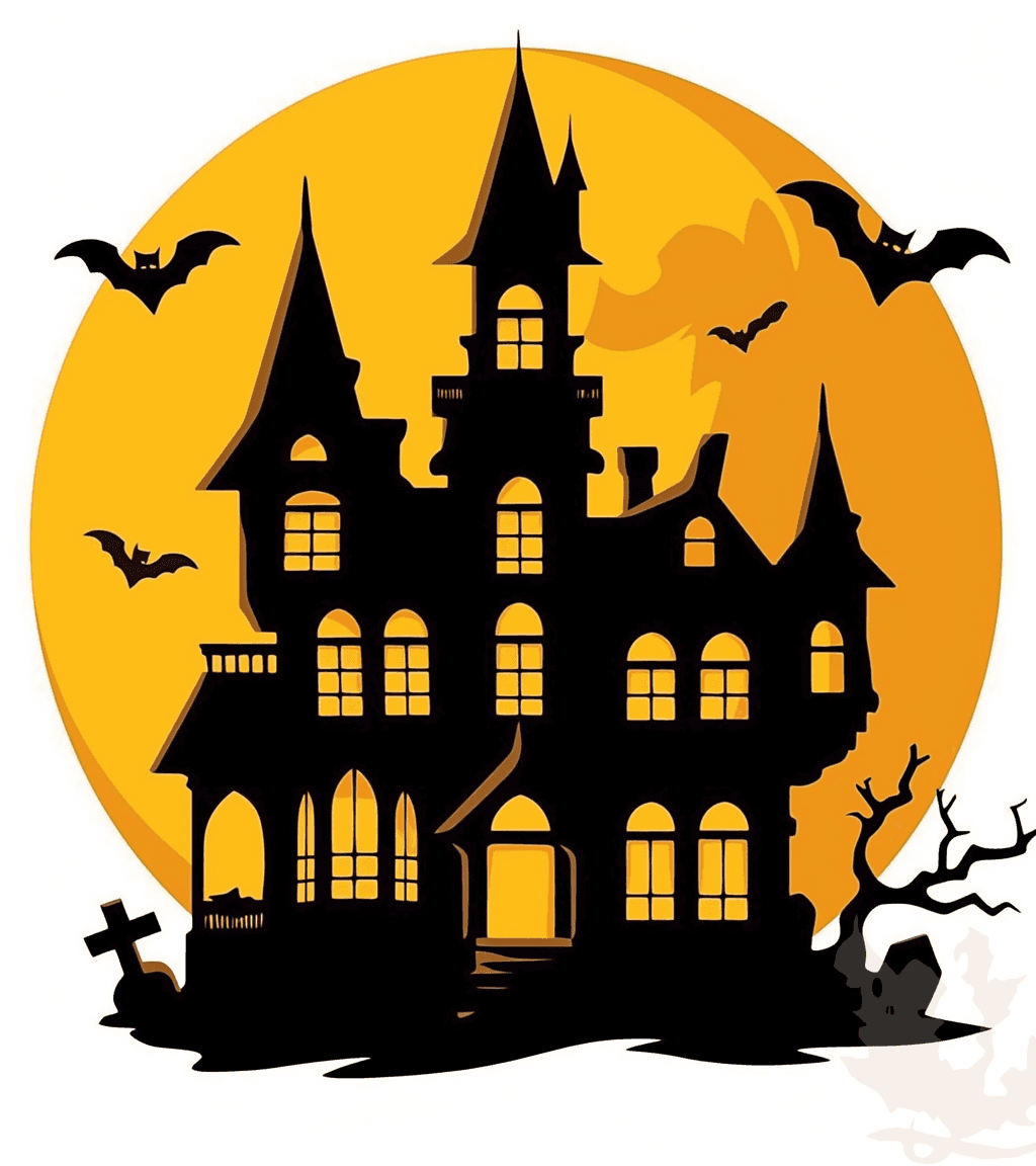 Halloween Castle Squad original repeating artwork