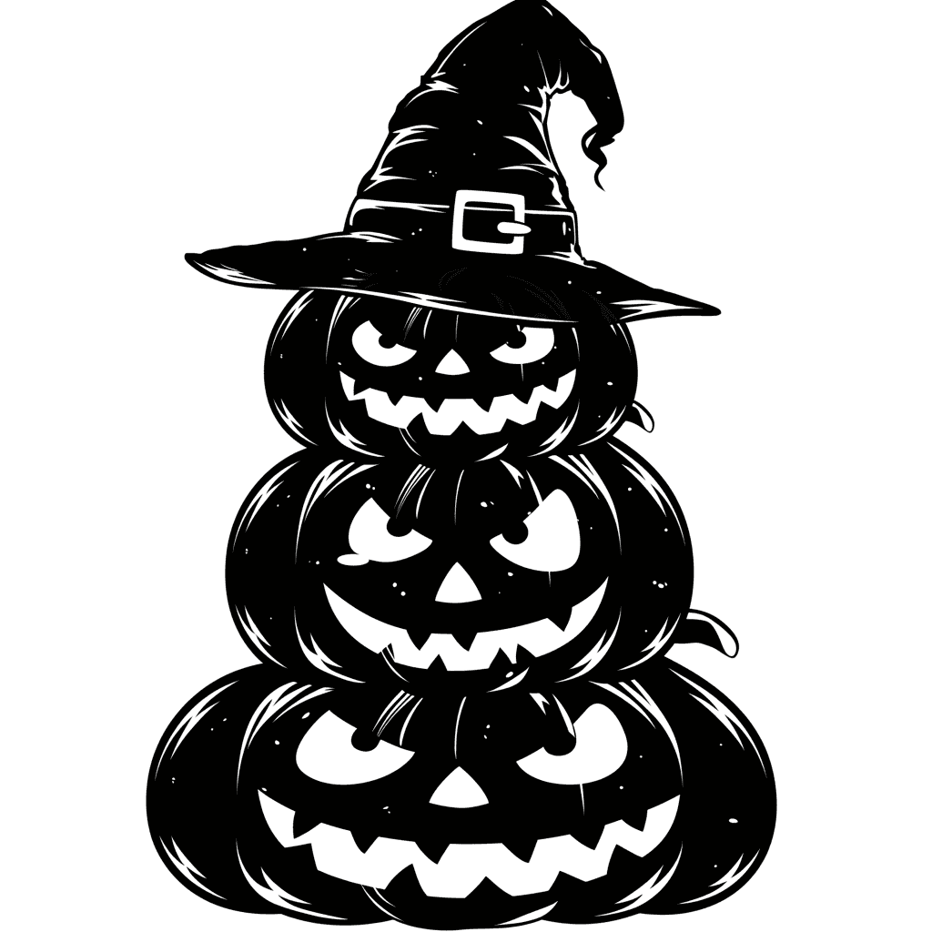 Halloween Pumpkin Festival original repeating artwork