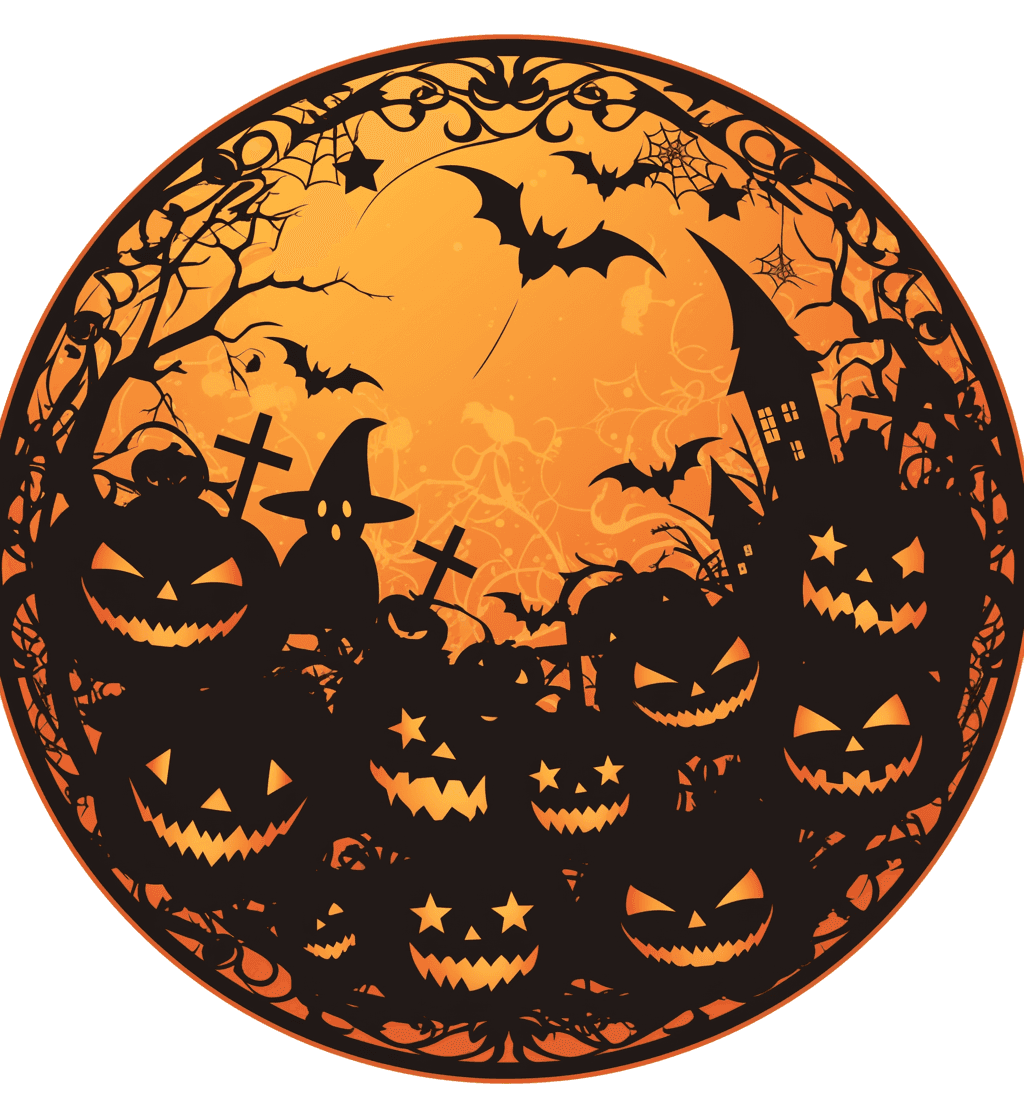 Halloween Pumpkin 463 original repeating artwork