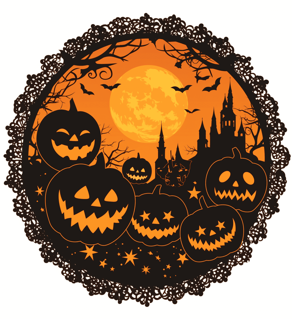Halloween Pumpkin 482 original repeating artwork
