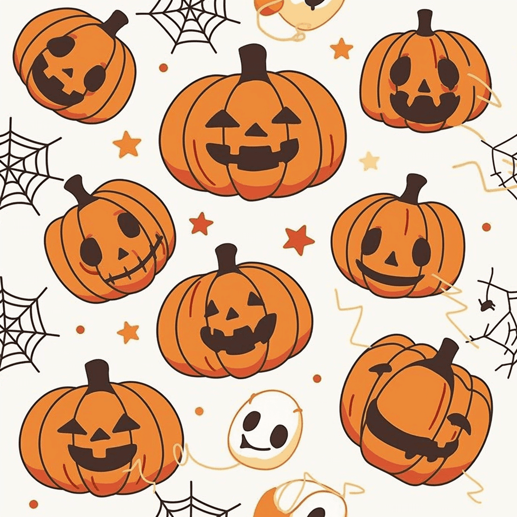 Halloween Pumpkin 193 original repeating artwork