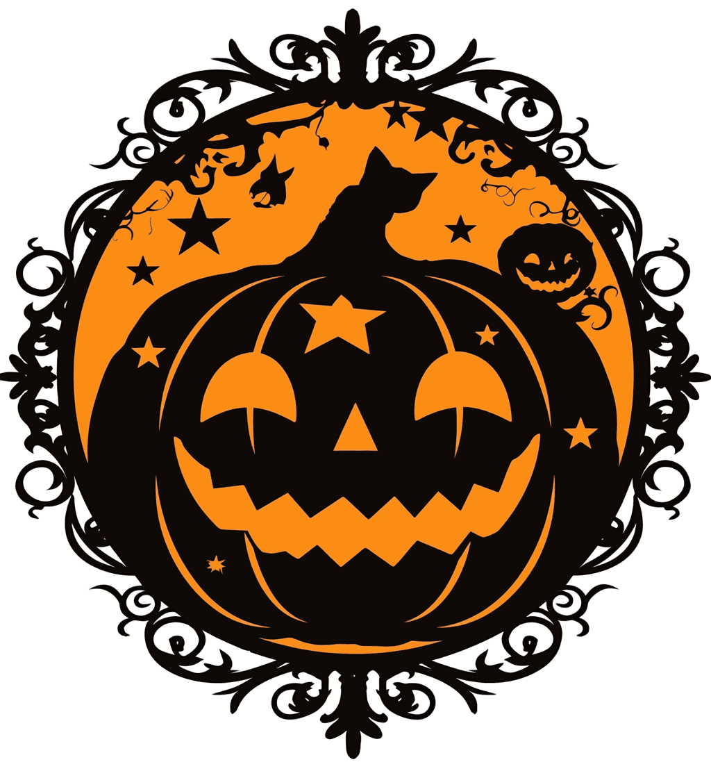 Halloween Pumpkin 502 original repeating artwork
