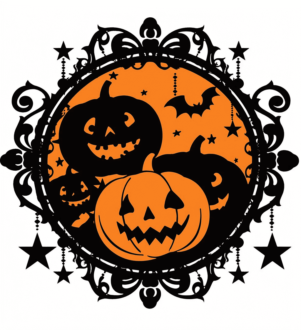 Halloween Pumpkin 490 original repeating artwork