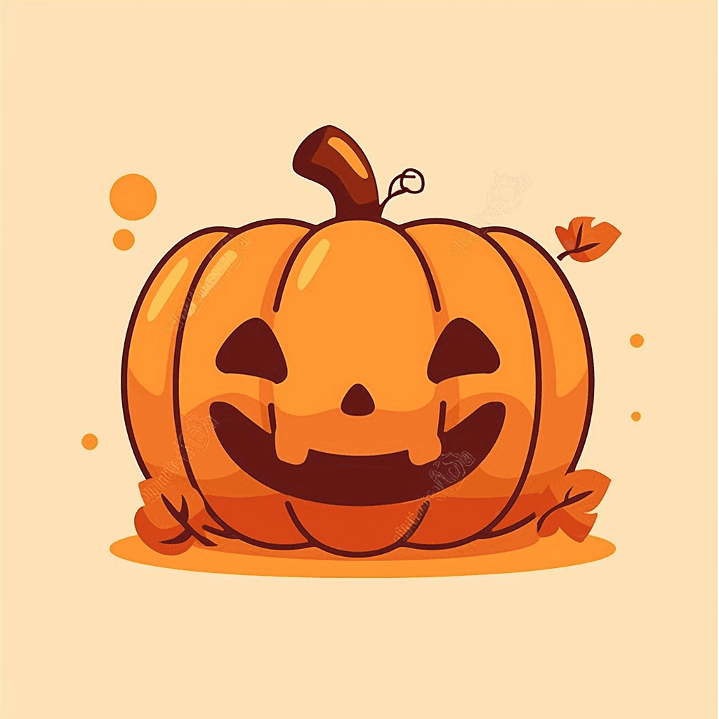 Halloween Pumpkin 022 original repeating artwork