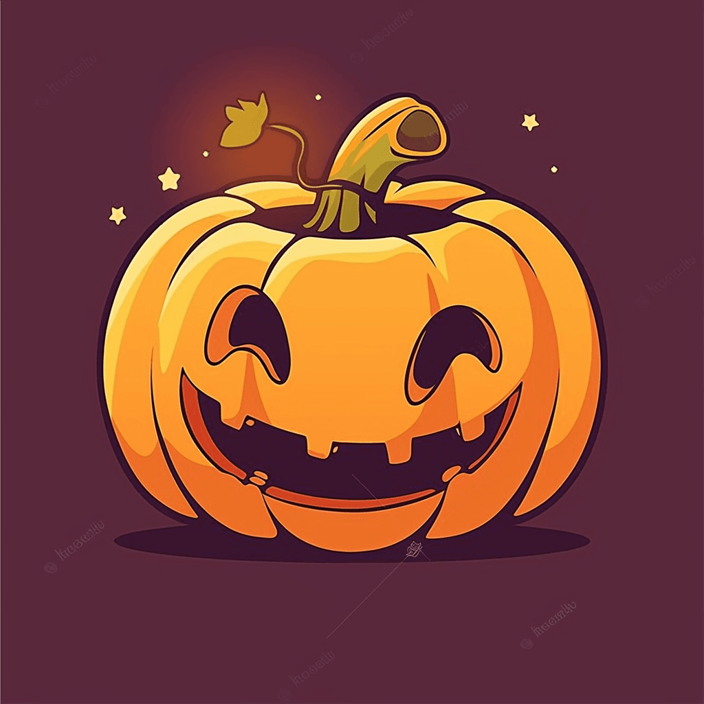 Halloween Pumpkin 492 original repeating artwork