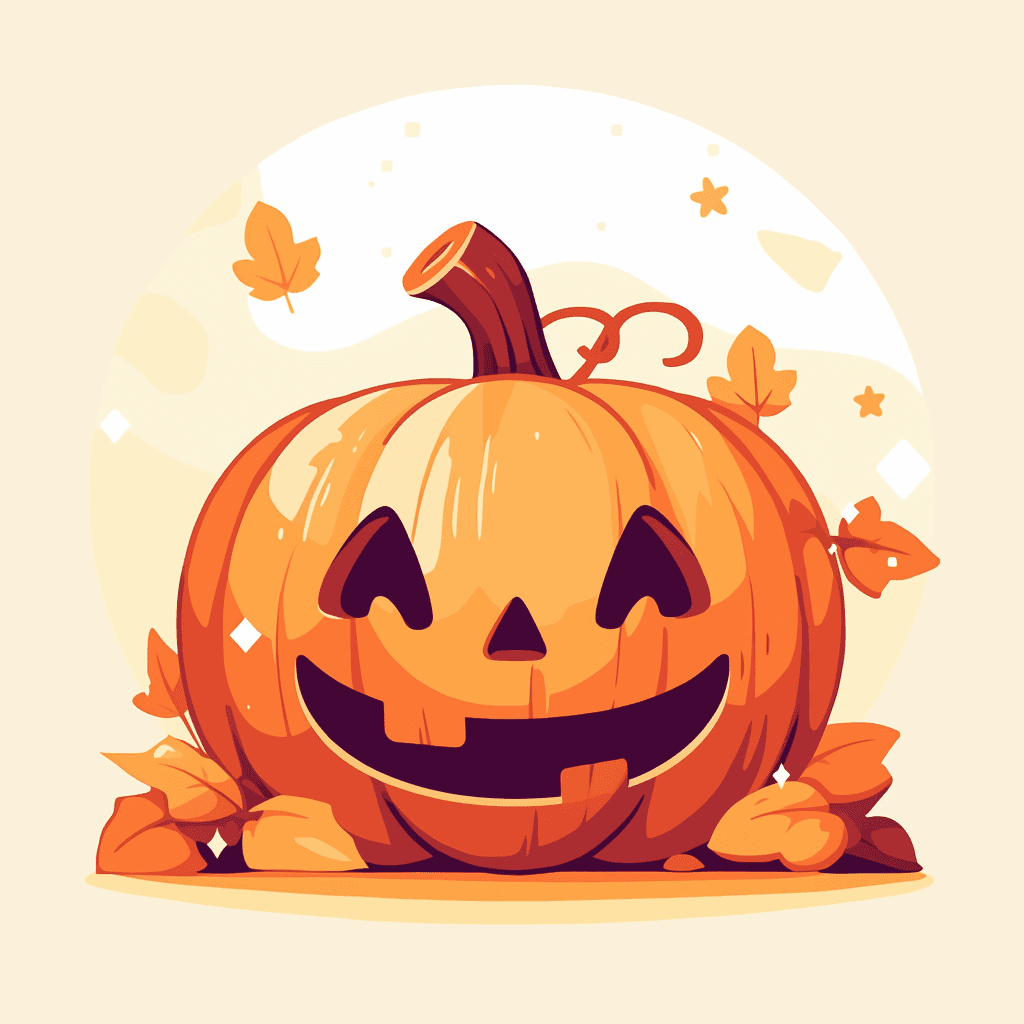 Halloween Pumpkin Pastel original repeating artwork