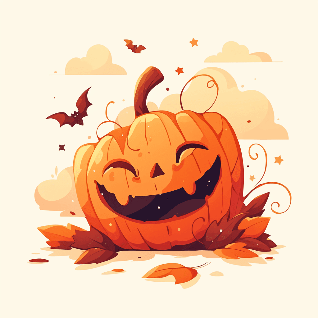 Halloween Pumpkin 258 original repeating artwork