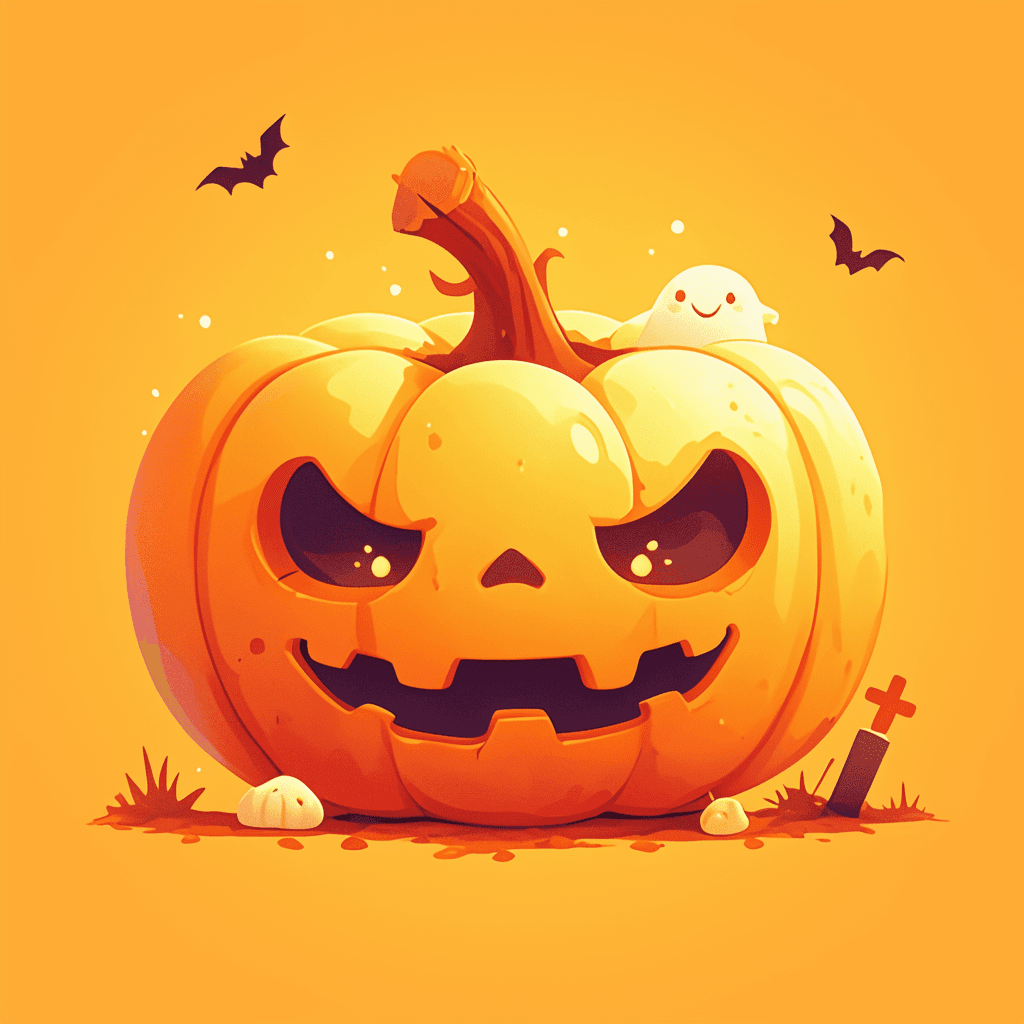 Halloween Pumpkin 435 original repeating artwork